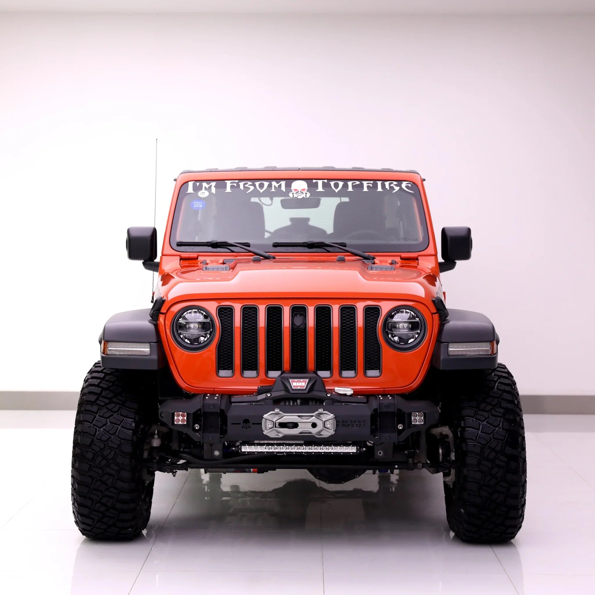 JKB JK  Topfire-Design Aluminum Front Bumper